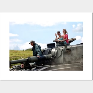 Tank Ride, Weybourne, Norfolk Posters and Art